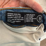 Blanqi Women's Maternity Jean Shorts Size 8 Full Panel Blue Photo 6