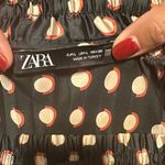 ZARA  Black and Pink Polka Dot Skirt Photo 8