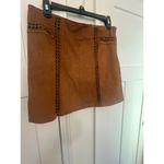 Cato  A LINE SKIRT BROWN WITH LACING DETAILS LINED WOMENS SIZE 10 Photo 1