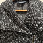 Lands' End Black and White Textured Jacket size XS (2/4) Gray Photo 2