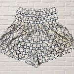FP Movement Free People Way Home Shorts Geo Print Black White High Rise Size M Size M Photo 0