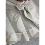 Banana Republic  Women's A Line Pleated Skirt White Beige Size 6 100% Cotton Photo 4