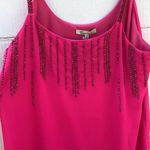 The Clothing Company Womens size medium hot pink beaded sleeveless dress Photo 5