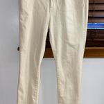 Anthropologie NWT $118  White High Rise Denim Leggings 33T Photo 3