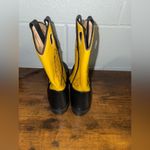 Cimarron footwear 3610122 01 3.5 women’s‎ 6 Yellow black cowgirl boots new Photo 3