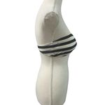 French Connection Nautical Striped Bikini Swimwear Top Blue White Gold Medium Photo 3