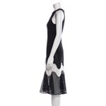 Jonathan Simkhai Mesh Crocheted Cocktail Dress Black And White Size 2. Photo 5