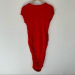 Liz Lange Maternity Orange Bodycon Dress, M Photo 1