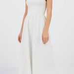 Stradivarius Seamless two material dress Ecru Photo 0