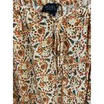 Rachel Zoe  Boho Floral Off Shoulder‎ Mini Dress Ruffle Belted Tassels M Photo 2