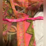 PRIYA EMBELLISHED SWIMSUIT COVER Size 40/Large adjustable waist long sleeve NWOT Orange Photo 10