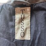 Tusso Grey 100% Leather Zippered Detailed Jacket Sz M Gray Size M Photo 5