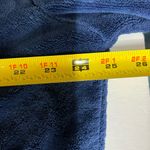 Alexander Del Rossa S/M blue zip front fleece robe house coat lounge grandma Size M Photo 7