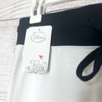 Disney White & Black Minnie Mouse Sweatpants Relaxed Fit Joggers Size Medium Photo 3