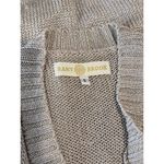 Ramy Brook Womens Cardigan Gold Lurex Waterfall Open Front Knit Sweater Small Photo 2