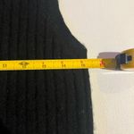 Magaschoni  ribbed 100% cashmere top black womens size L Photo 6