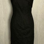 Kay Unger  Elegant Black One-Shoulder Dress Size 4 Photo 0