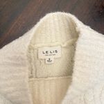 Le lis  Cream Cable Knit Turtleneck Sweater Vest Photo 2