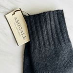 AMICALE Cashmere Touch Screen Tech Knit Gloves, Luxurious, 100%, Black, NWT Black Photo 7