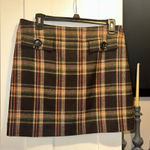 Michael Kors NWOT  Wool Plaid Mini Skirt Photo 0