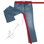 Free People We The Free Bootcut Mid Rise Jeans Size 26 Cropped Ankle Denim Photo 4