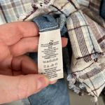 Free People Road Trip Getaway Long Sleeve Plaid Multimedia Top S Photo 7