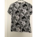 Peaches Women's Floral Print Scrub Top Nurse Medical Size Unknown Multicolor Photo 4