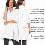 Stella Carakasi Tiburon Tunic White Sz S Cotton Blouse Shirt Top Photo 10