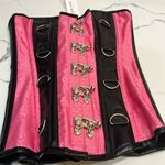 Top drawer by Daisy corsets Pink and black corset Size M Photo 0