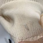 Tommy Hilfiger Hilfiger Angora Rabbit Wool Cream Turtleneck Knit Crochet Sweater Sz XS Photo 3