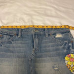 PINK - Victoria's Secret Denim jeans skirt distressed with patchwork​ Photo 10