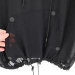 True Religion Black Sheer Top Womens Streetwear Urban Minimal Drawstring Size L Photo 5