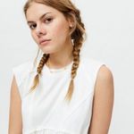 Urban Outfitters NEW Stevie Babydoll Dress in White Photo 5