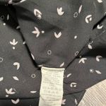 Free People  Womens Sleeveless Tie Neck Bow Tank Blouse Black Floral Size Medium Photo 12