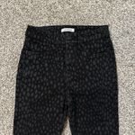 Good American  Good Legs Crop black animal print jeans size 0 Photo 2