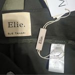 Elie Tahari  Ponte Button Leggings with Button Detail in Deep Olive, Size S, NEW Photo 4