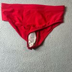 Yuly Swimsuit Womens L White Black Red Ruffle Trim High Waisted Bikini NEW Size L Photo 5