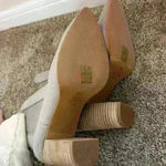 Oasis Gray heel booties size 6.5 Photo 2