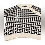 Derek Lam RTR 10 Crosby Swayer Intarsia Cotton-Blend Long Sleeve Sweater Sz M Photo 11