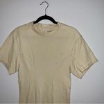 Rag and Bone Rag Bone Lilith T-Shirt Dress Ivory Size XS Revolve Organic Cotton Mini Photo 4