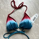 The Bikini Lab [] NWT Patriotic Standard Dip Dye Triangle Bikini Top-small Photo 9