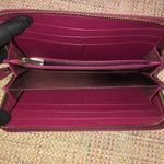 Salvatore Ferragamo  Gancini Hot Pink Full Zip Bifold Leather Wallet COMES in BOX Photo 9