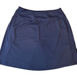 Yogipace Navy Blue Athletic Skirt Skort Tennis Activewear Built in Shorts Size L Size L Photo 0