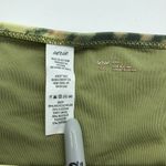 Aerie  Womens Bikini Swim Bottom Ruffle Green & Beige Tie-Dye Size L Photo 2