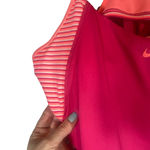 Nike Pink Lightweight Athletic Tank Top With Striped Built in Bra Women Sz XL Photo 2
