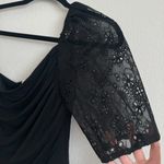 Heartloom Revolve Black One Sleeve Top Photo 3