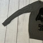 Star Wars  sweater women’s small grey gray Darth Vader crew neck Photo 1