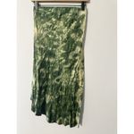 Blue Life  NWT Green Tie-Dye Asymmetrical Side Tie Midi Skirt Viscose Size S Photo 3