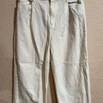 Vince Cream Casual High Rise Wide Cropped Leg Pants 4 Photo 0