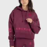 Adidas  Trefoil Logo Play Cropped Hoodie Photo 2